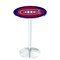 Holland Bar Stool Co 36" Chrome Montreal Canadiens Pub Table L214C3628MonCan - alternate 1